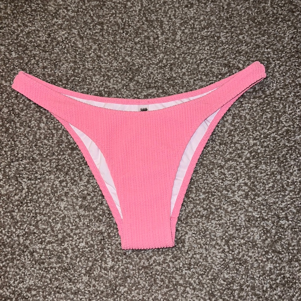 Pink bikini bottom